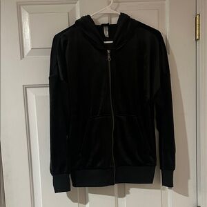 Felina Black Zip-Up Hoodie